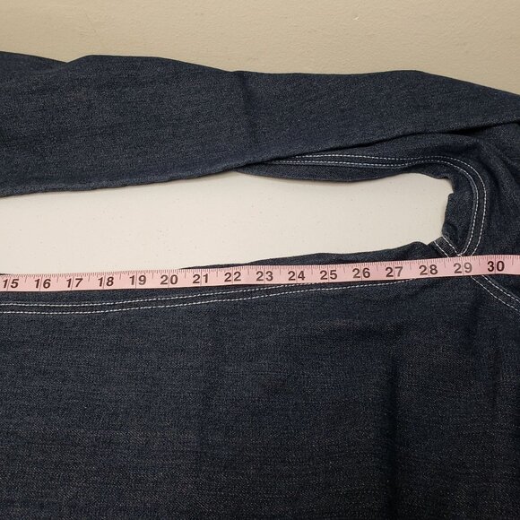 Regal Wear Triumph Mens Blue Jeans Red White Stitching Size 34x32 Y2K - Picture 10 of 10